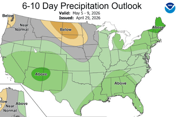 Cooler temperatures through the weekend
