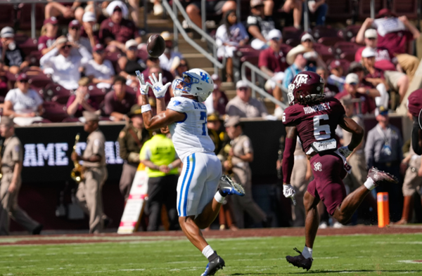 Kentucky stuns No. 9 Texas A&M 31-21 in coach Will Stein’s first road game