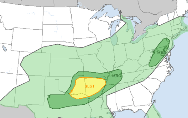 Marginal risk of strong storms today, Wednesday; sunny for BBQ On the River