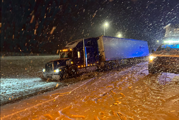 Biggest snow of the season causes headaches on roads