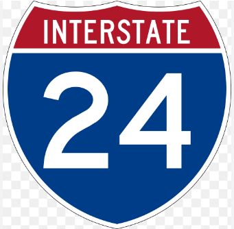 I-24 cleared in McCracken County after collision, diesel spill 