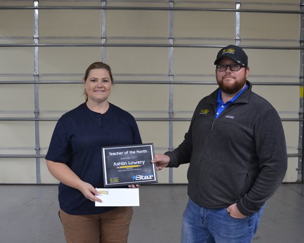 Massac's Lowery named West KY Star teacher of the month