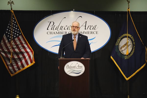 Bray, Clymer deliver visions for 2024 at Chamber breakfast