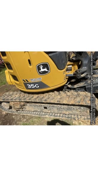 Stolen construction equipment recovered in Graves County, suspect arrested 