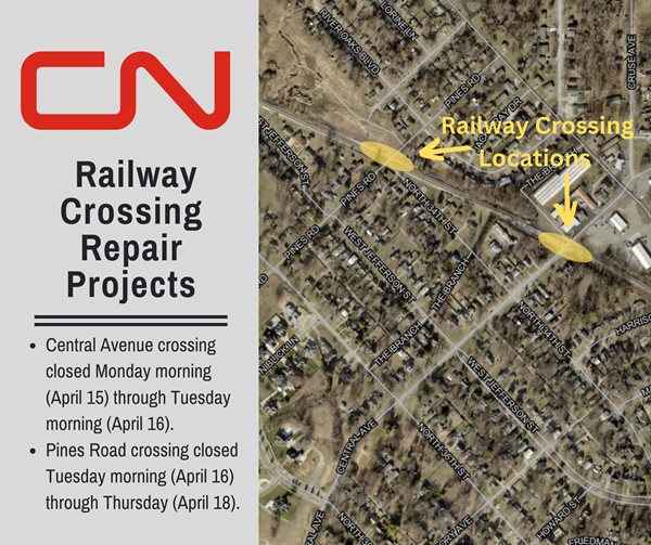 CN Railway crossing repairs continue in Paducah
