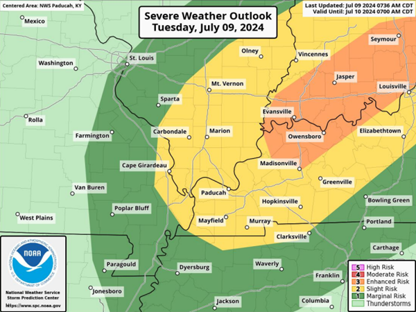 Western Kentucky Road Map