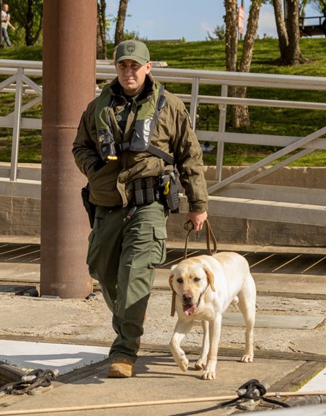 Kentucky Fish and Wildlife K-9 gifted ballistic vest