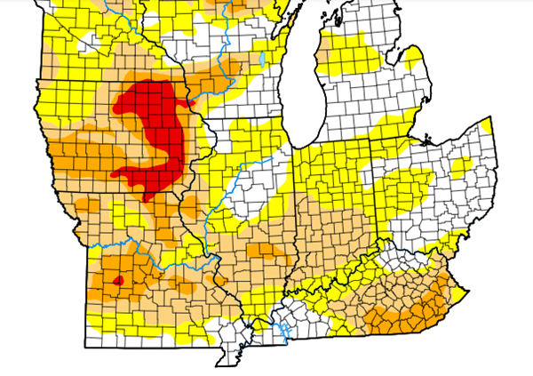 Very dry fall brings near-drought conditions back for some counties