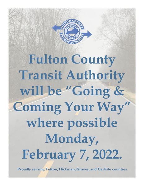 Fulton County Transit Authority resumes normal operations