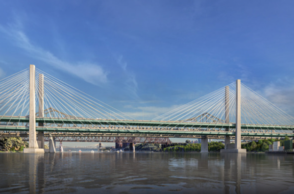 Design chosen for new $3.6 billion interstate bridge at Cincinnati, Covington
