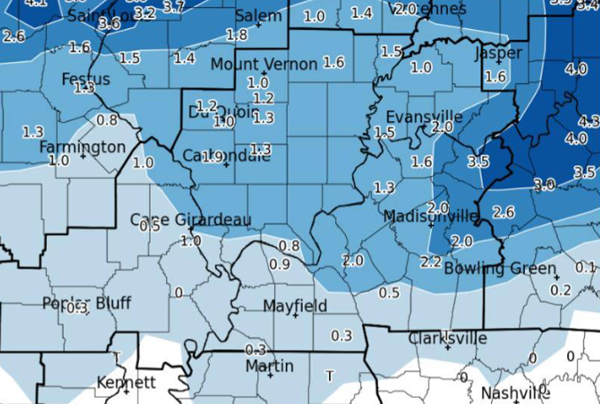 Season's first snow varies widely across region