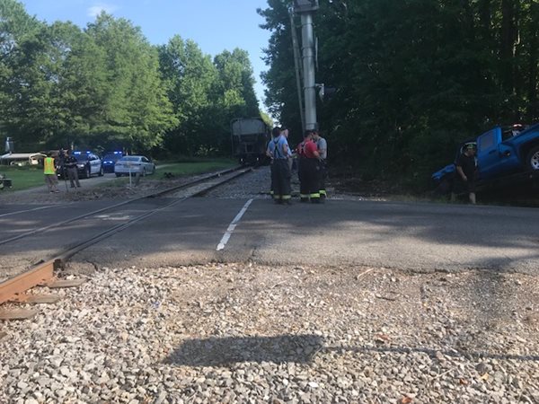 Paducah man injured in train vs truck crash on Krebs Station Road