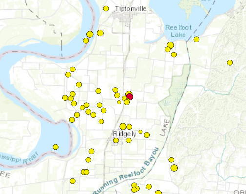 2.7 quake felt near Reelfoot Lake