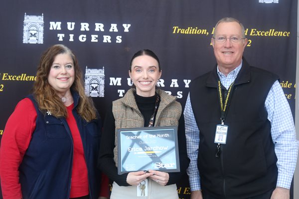 Murray Middle’s Jarchow is October Teacher of the Month