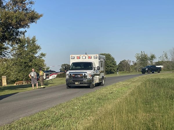 Motorcycle crash sends Mayfield man to a hospital