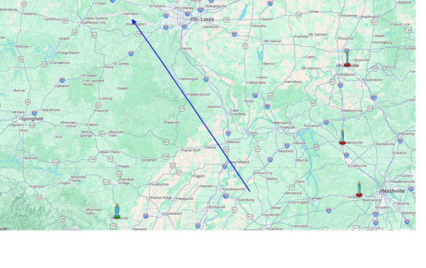 Hundreds watch green fireball streak across the Midsouth