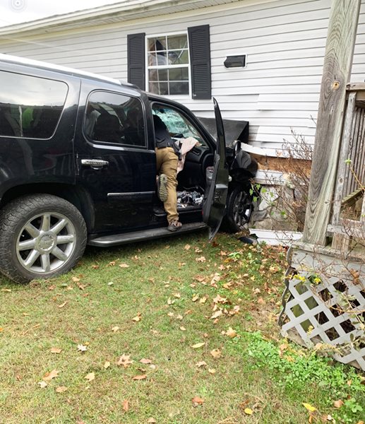 SUV crashes into home near Fulgham