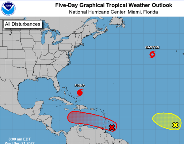 Tropical disturbance may pose threat to Gulf next week