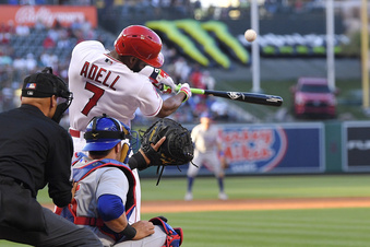 Adell homers in return to majors as Angels beat Cubs 3-1 to complete series sweep