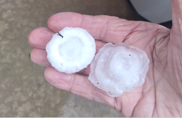 Two rounds of severe storms knock out power to hundreds