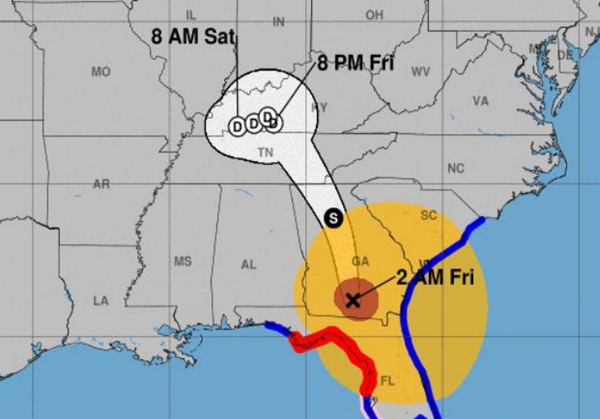 Flood watch today; 40-50 mph wind gusts possible