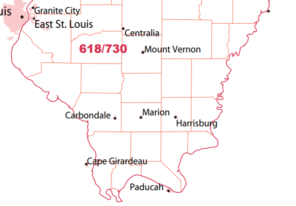 730 area code joins 618, now in effect in southern Illinois