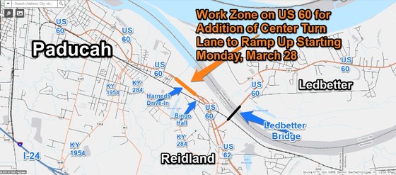 Construction on Clarks River Road begins today