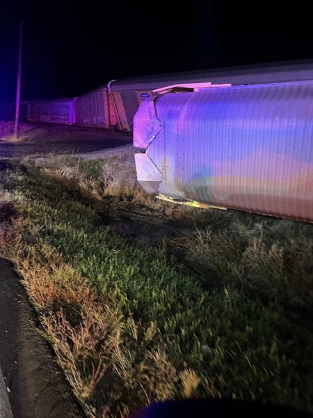 Train derails southwest of Cape Girardeau