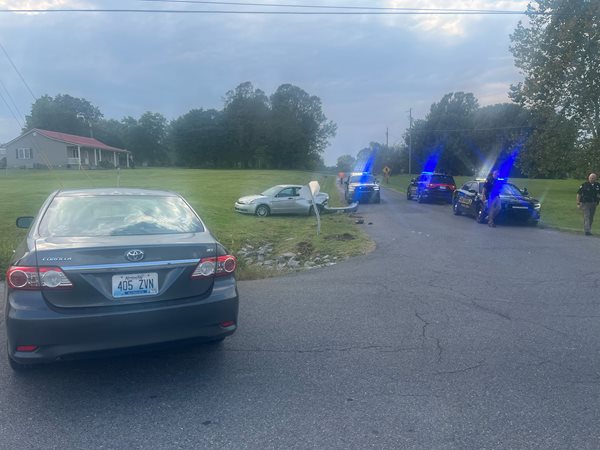 Graves County crash injures two