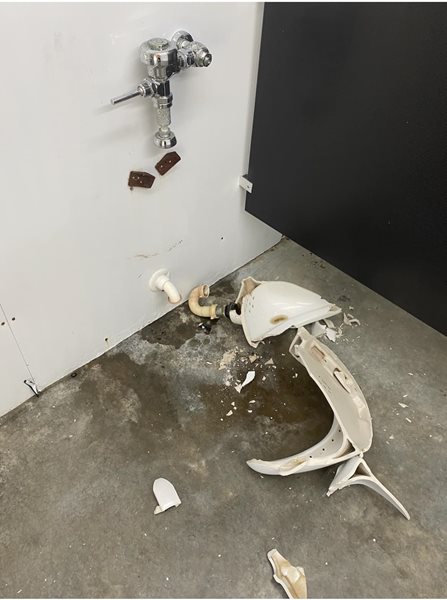 More vandalism at Benton's HH Lovett Park