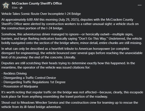 SheriffsPostAboutDumbDriver.JPG