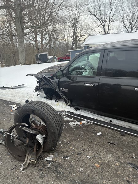 Tuesday morning Graves crash sends three to hospital