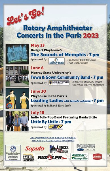 Next Murray amphitheater concert happens June 6