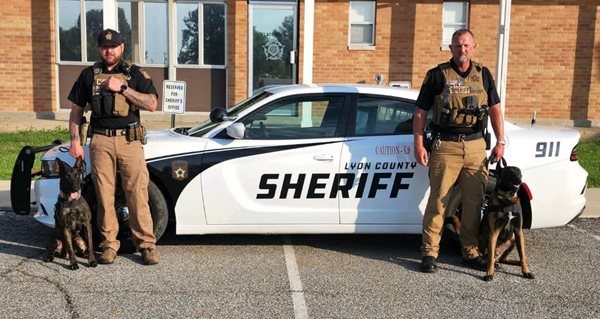 Lyon Sheriff's Office introduces agency's first two K9s