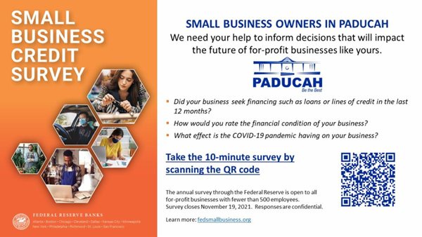 Paducah businesses encouraged to participate in Small Business Credit Survey