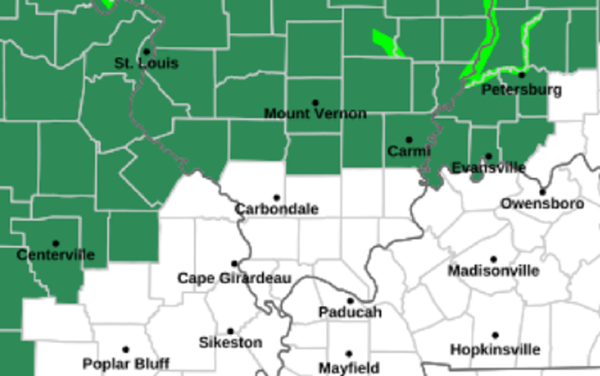 Slight risk of severe storms on Sunday afternoon, evening