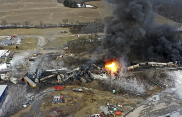 50-car train derailment in Ohio causes evacuation