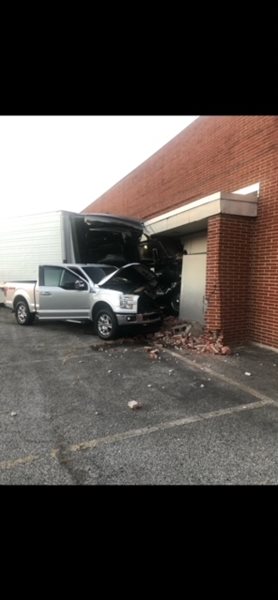 Semi crashes into Cherry Civic Center; three injured