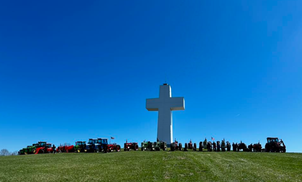 Bald Knob Cross welcomes newest event, the 'Blessing of the Tractors'