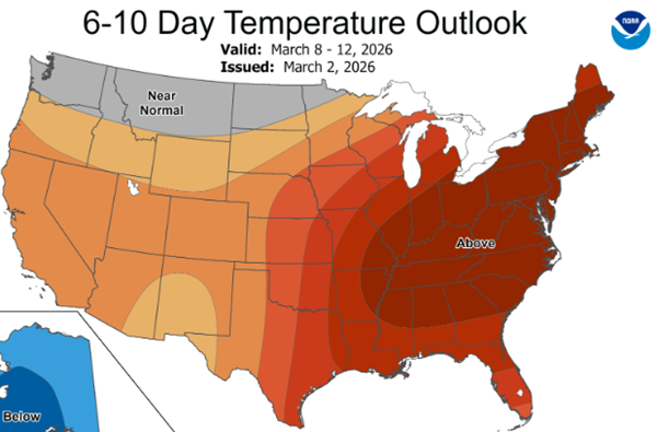 Marginal risk of severe storms this afternoon