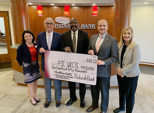 Paducah Bank gives $150,000 to WKCTC healthcare programs, scholarships