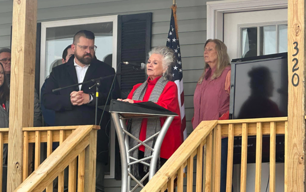 New homes dedicated at third anniversary observance of tornado in Mayfield