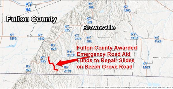 Fulton County awarded $200,000 for landslide repairs