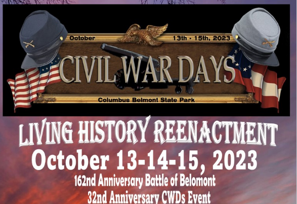 Civil War Battle of Belmont reenactment in October