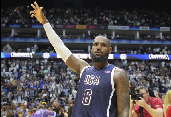 LeBron named flagbearer for U.S. Olympic team at opening ceremony