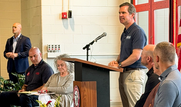 Mayfield opens new fire station in a big step to recovery from the 2021 tornado