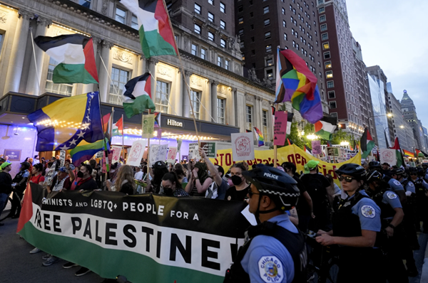 Thousands of protesters to converge on Chicago's Democratic national convention