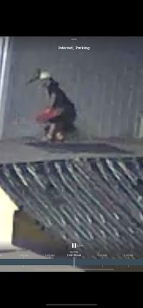 Mayfield police searching for arson suspect 