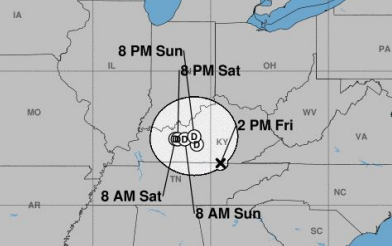 Flood watch continues; 5 inches already as Helene stalls over Kentucky