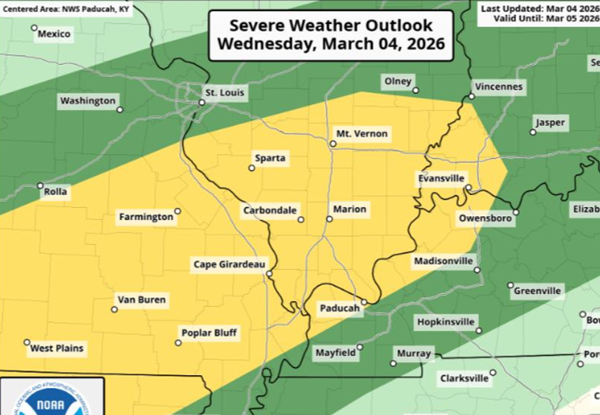 Severe thunderstorm watch issued until 9 PM